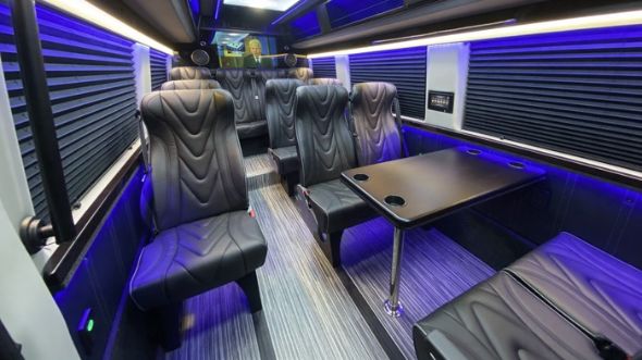 18 passenger sprinter van interior des moines