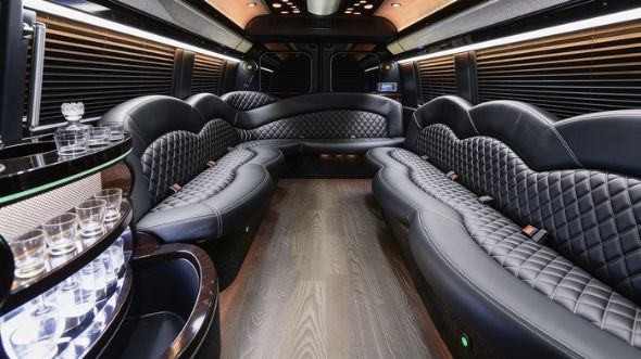 sprinter limousine inside des moines